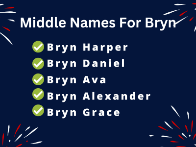 400 Cute Middle Names For Bryn