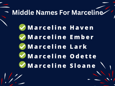 400 Classy Middle Names For Marceline
