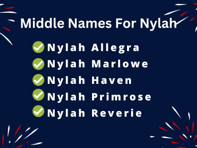 400 Best Middle Names For Nylah