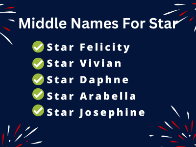 400 Amazing Middle Names For Star