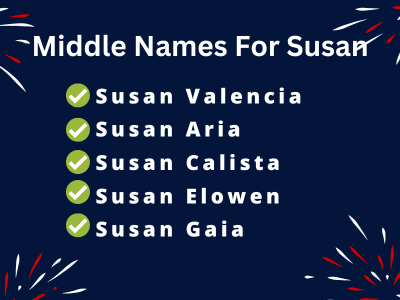 400 Amazing Middle Names For Susan