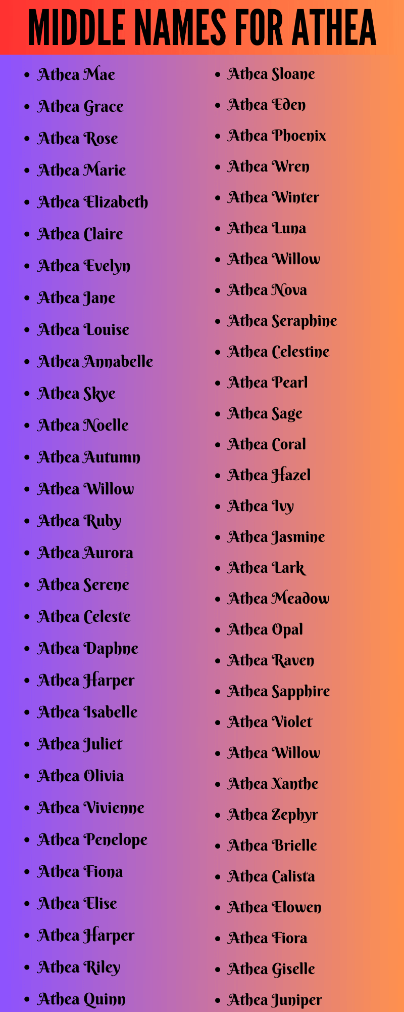 Athea Name Meaning