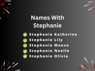 Names With Stephanie