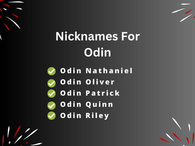 Nicknames For Odin
