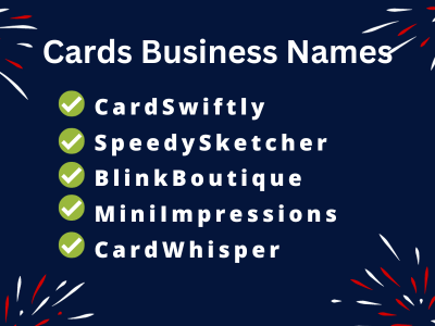 Cards Business Names