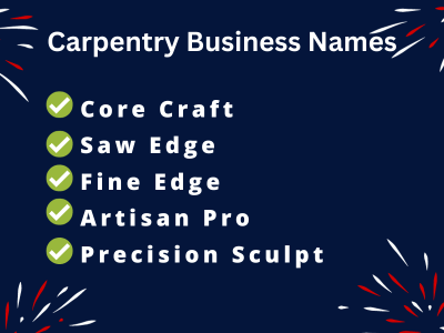 Carpentry Business Names