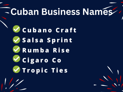 Cuban Business Names