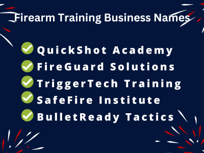 Firearm Training Business Names