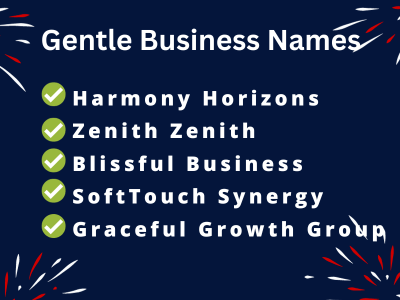 Gentle Business Names