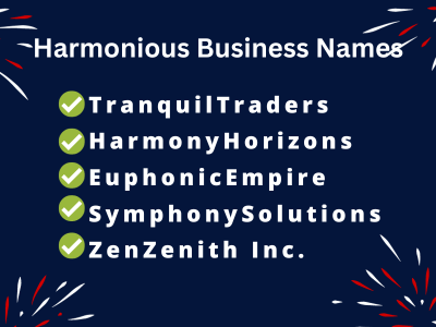 Harmonious Business Names