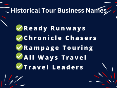 Historical Tour Business Names