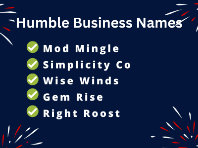 Humble Business Names