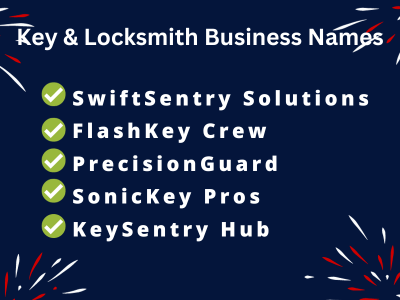 Key & Locksmith Business Names