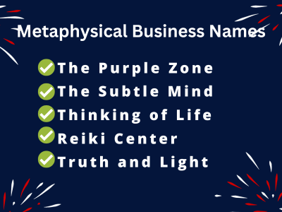 Metaphysical Business Names