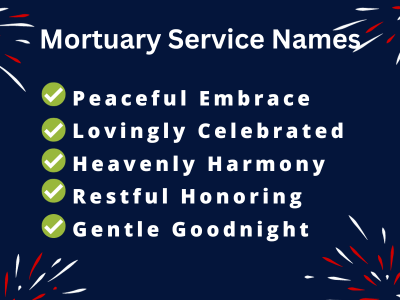 Mortuary Service Names