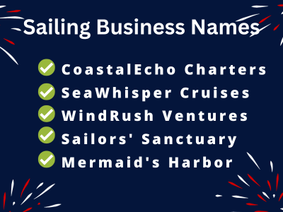 Sailing Business Names