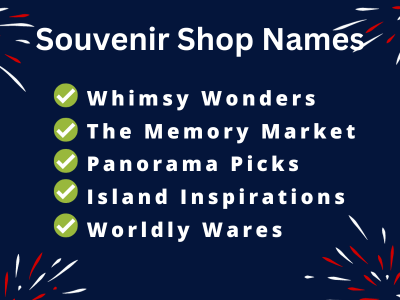 Souvenir Shop Names
