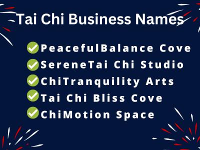 Tai Chi Business Names