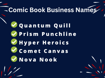 Comic Book Business Names