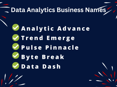 Data Analytics Business Names