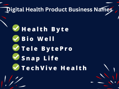 Digital Health Product Business Names