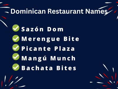 Dominican Restaurant Names