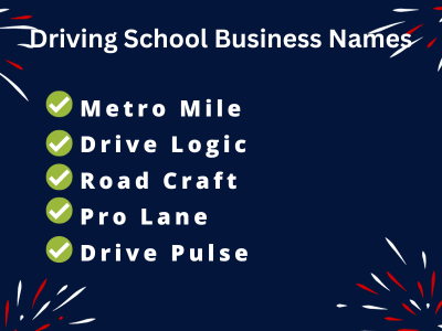 Driving School Business Names
