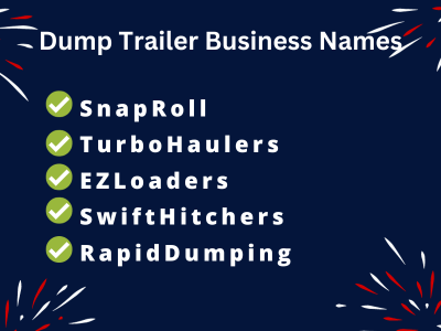 Dump Trailer Business Names