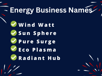 Energy Business Names