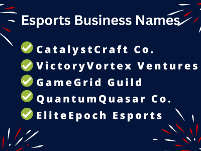 Esports Business Names