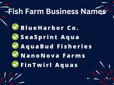 Fish Farm Business Names