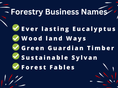 Forestry Business Names