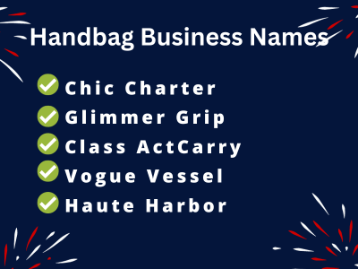 Handbag Business Names