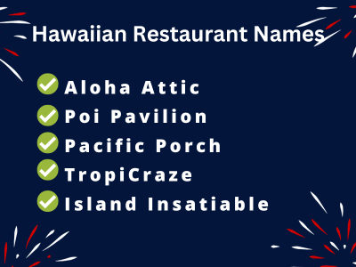 Hawaiian Restaurant Names