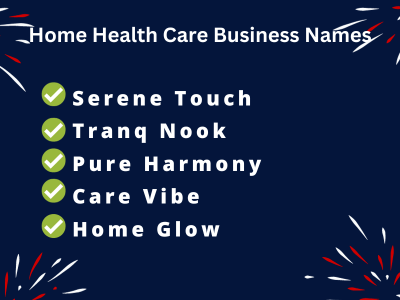 Home Health Care Business Names
