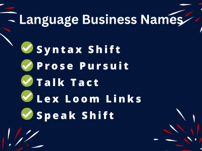 Language Business Names