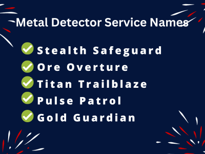 Metal Detector Service Names