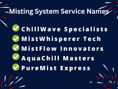 Misting System Service Names