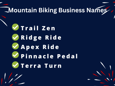 Mountain Biking Business Names