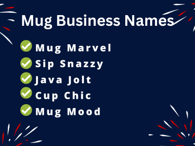 Mug Business Names
