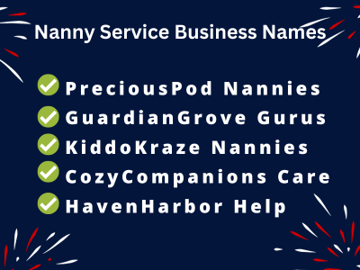 Nanny Service Business Names