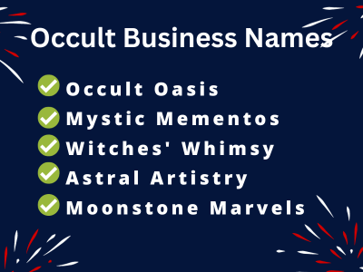 Occult Business Names