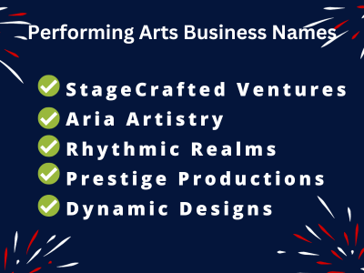 Performing Arts Business Names