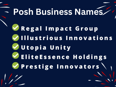 Posh Business Names