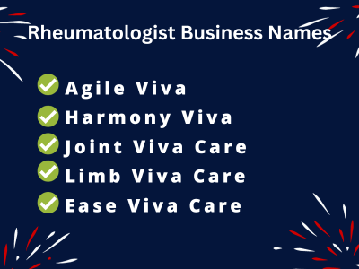 Rheumatologist Business Names