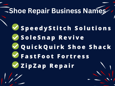 Shoe Repair Business Names