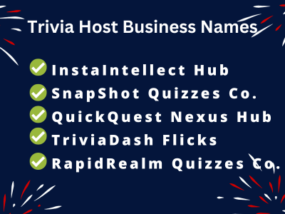 Trivia Host Business Names