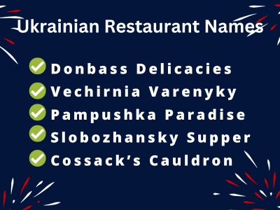 Ukrainian Restaurant Names