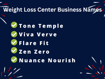 Weight Loss Center Business Names