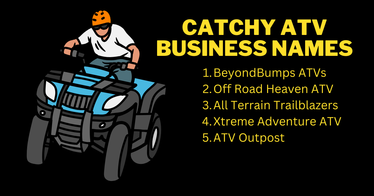 Catchy ATV Business Names